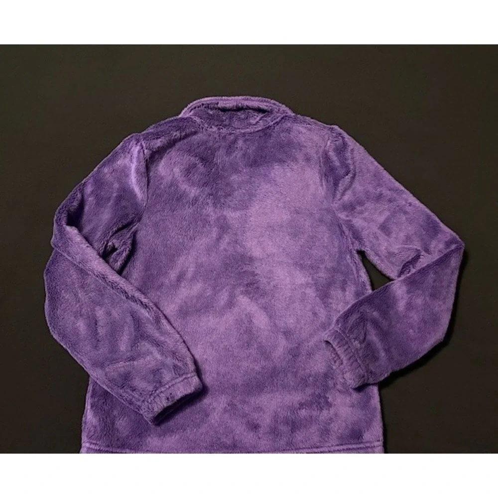 Children's Place purple fuzzy jacket, girls size 7/8
